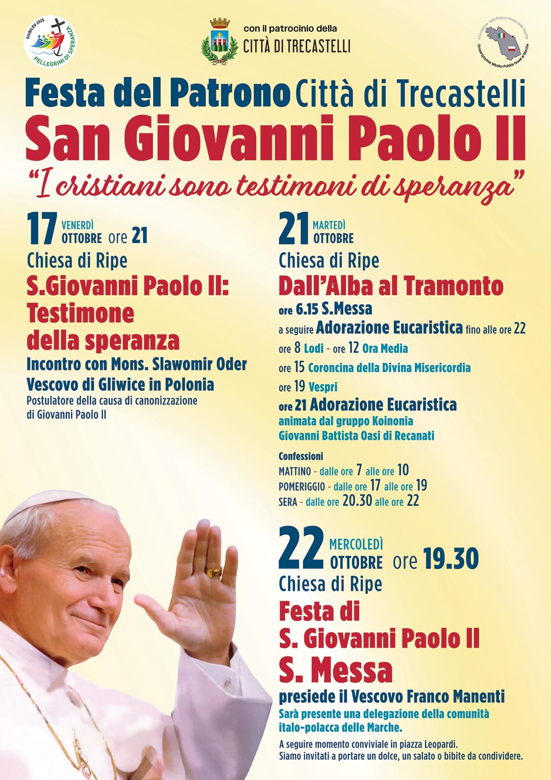 Festa di San Giovanni Paolo II - Unità Pastorale "Cinque Pani e Due Pesci"